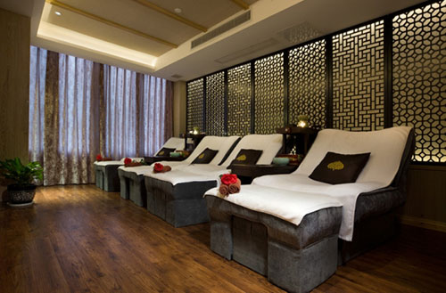 江陰新中式SPA養(yǎng)生會所裝修案例