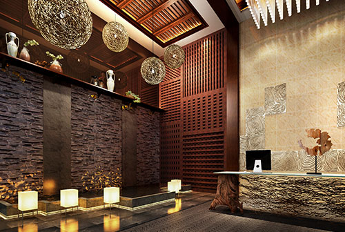 土橋中式會所大堂設(shè)計——意貴乎遠(yuǎn)，境貴乎深