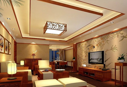 客廳里的方形燈