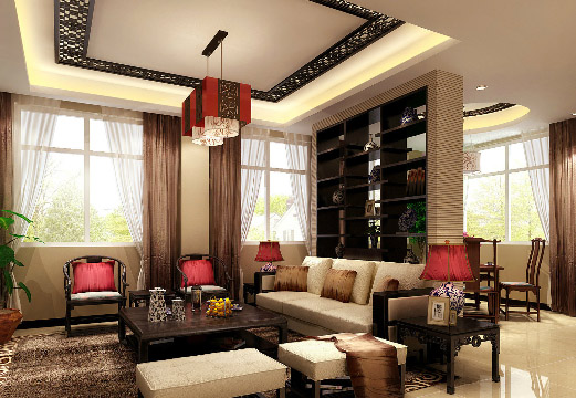 中國傳統(tǒng)家居韻味的生活空間