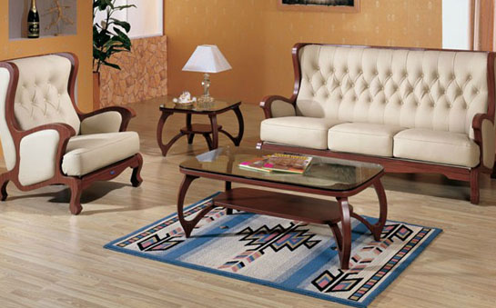 新中式家具在客廳的擺放