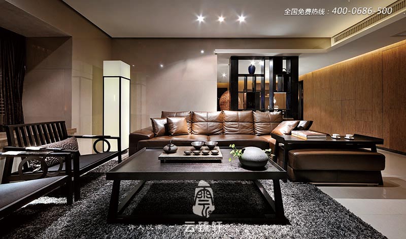 客廳簡約中式風格裝修效果圖