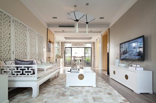 簡潔大氣木質(zhì)家具中式設計