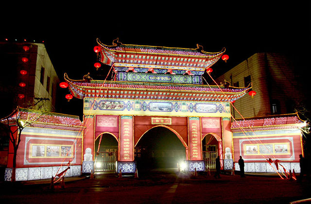 中式設(shè)計(jì)中的彩門(mén)樓