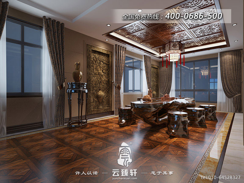 別墅中式裝修圖片