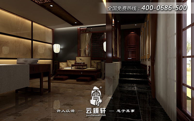 開放式的書房茶室休閑區