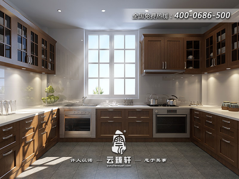 廚房的裝修色彩與整體的主色調(diào)統(tǒng)一