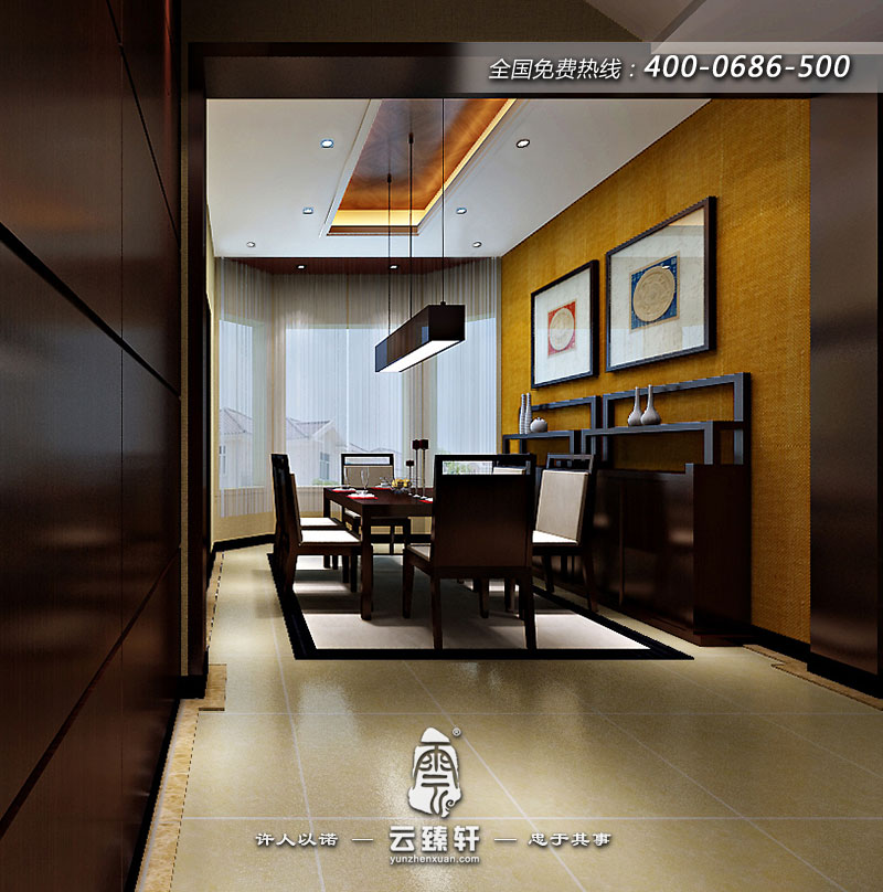 餐廳的另一個(gè)視角，簡潔素雅