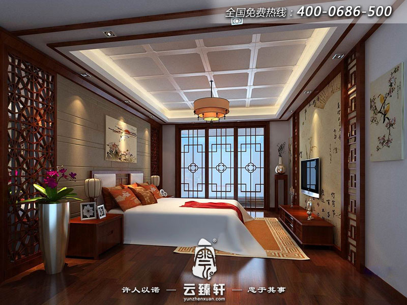 臥室裝修中式效果圖