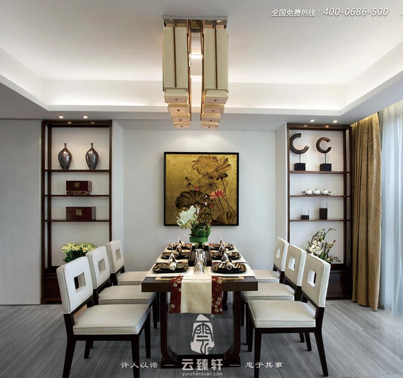 現代中式裝修效果圖