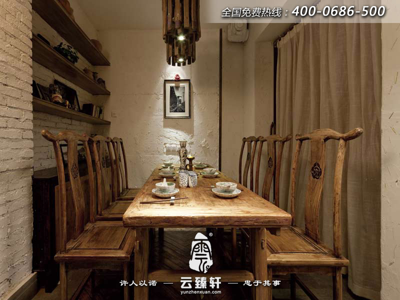 茶樓古樸的環境