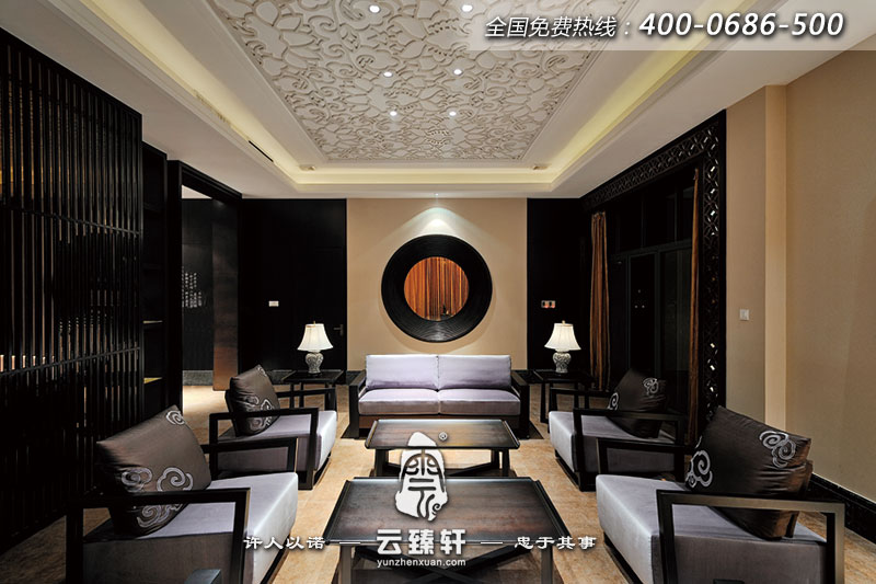 餐飲會所會客廳設計圖片