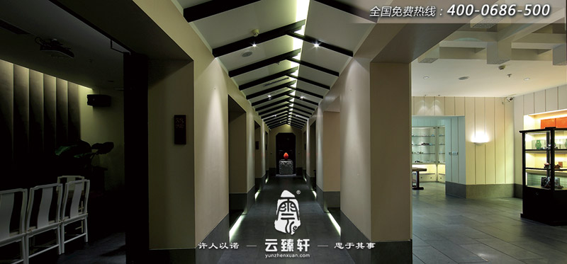 茶文化展示廳的功能布局設計