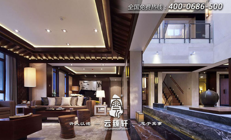 別墅大廳設計效果圖