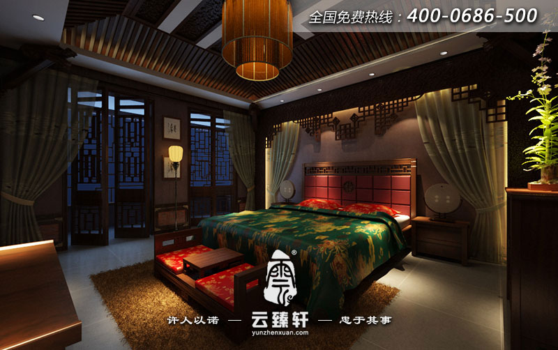 古典中式臥室設(shè)計圖片