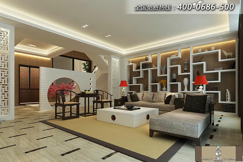 現(xiàn)代新中式裝修效果圖