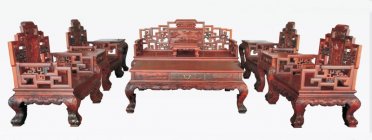 紅酸枝家具和榆木家具