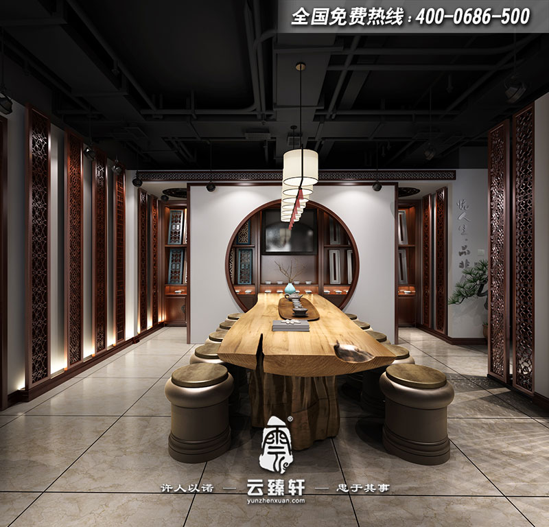 茶室設計效果圖