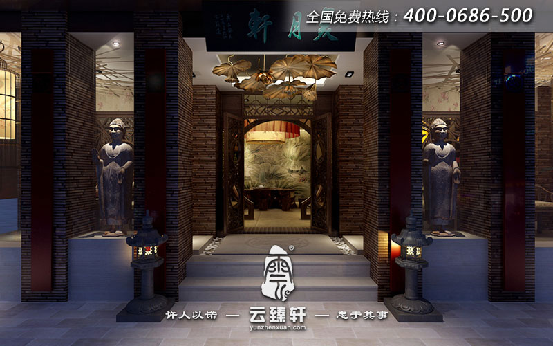 中式茶樓設計效果圖