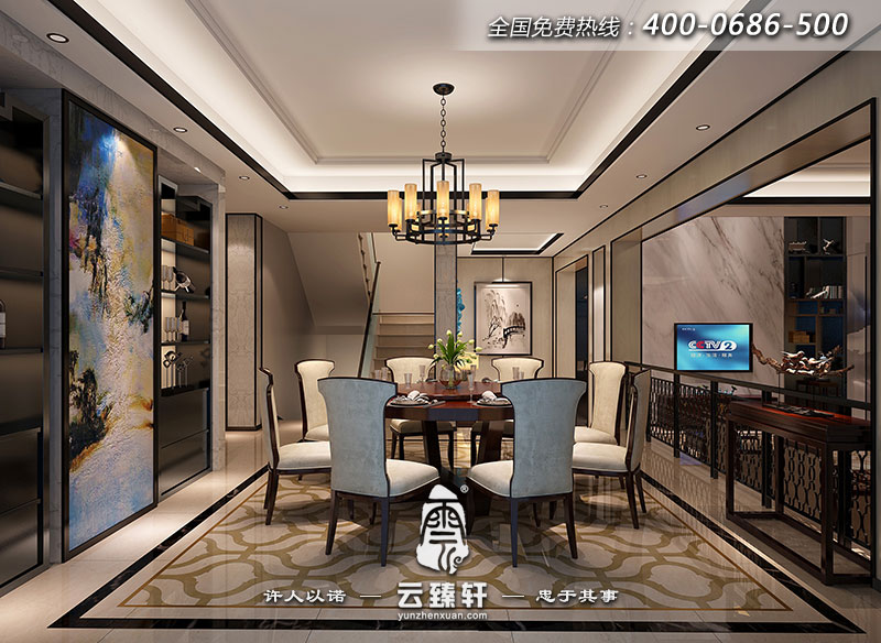 新中式風格家居效果圖