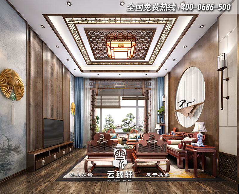 新中式裝修設計效果圖