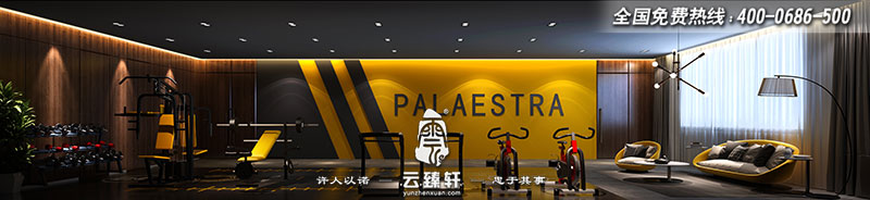 新中式健身房設(shè)計(jì)效果圖