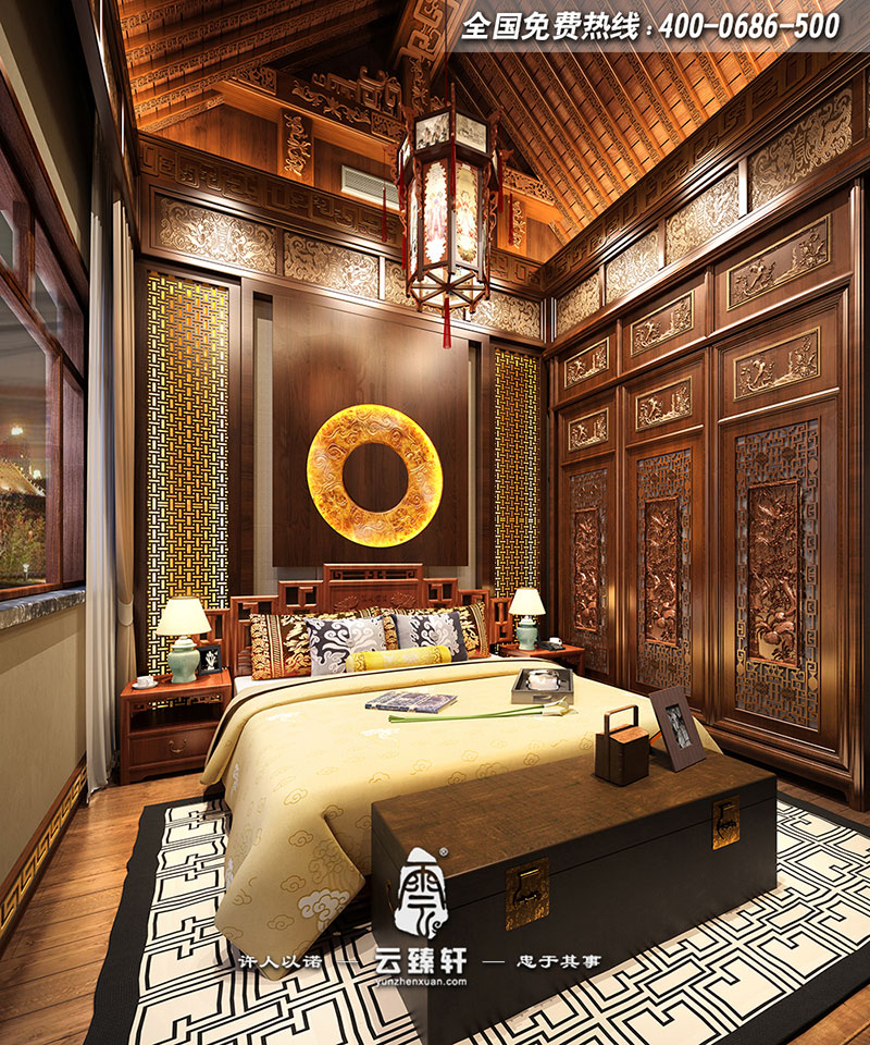 四合院客房設(shè)計效果圖